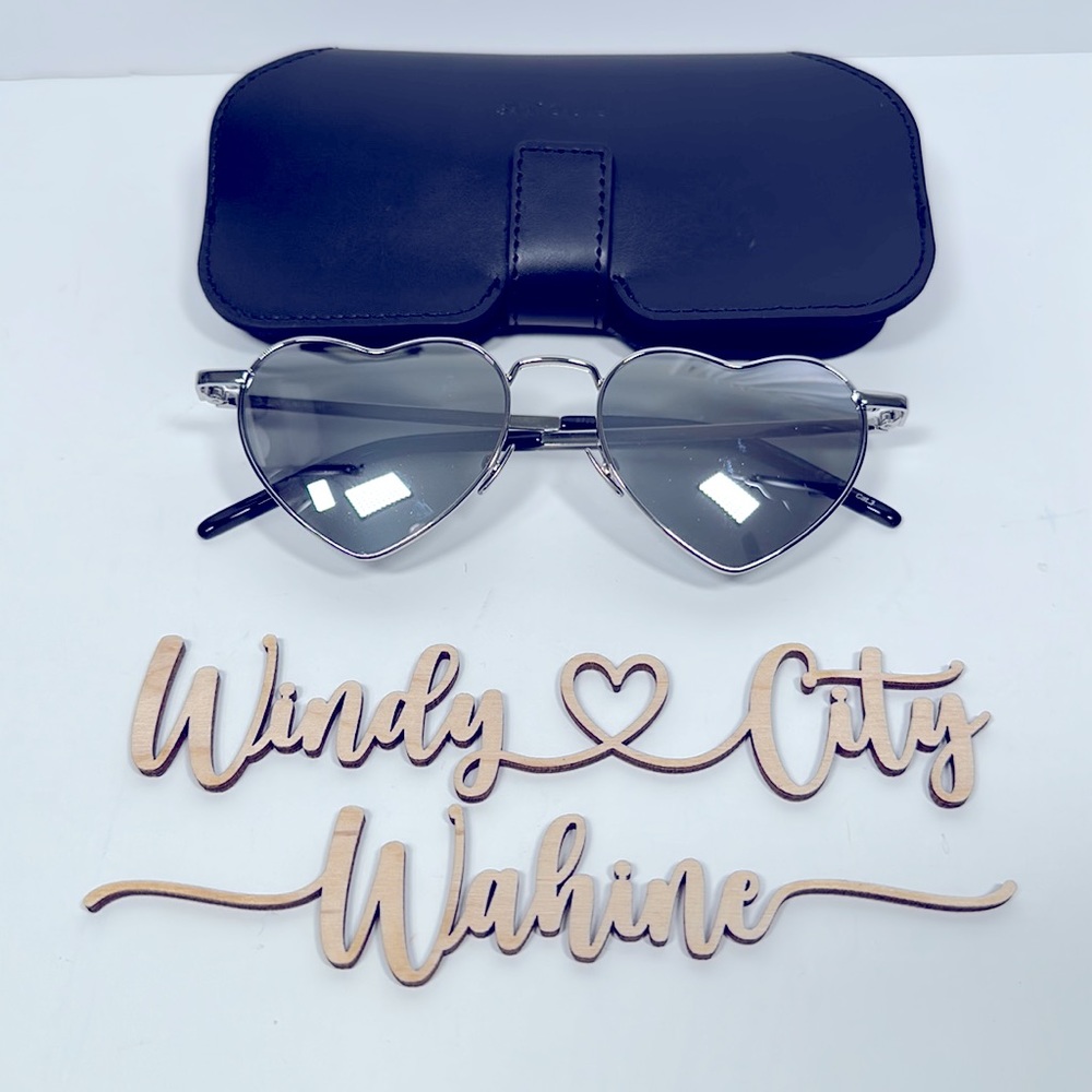 NWT Authentic Saint Laurent SL 301 Loulou Heart Sunglasses- Unisex - Picture 2 of 9